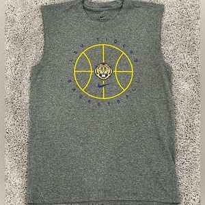 Nike elite lsu tigers basketball dri fit muscle tank top